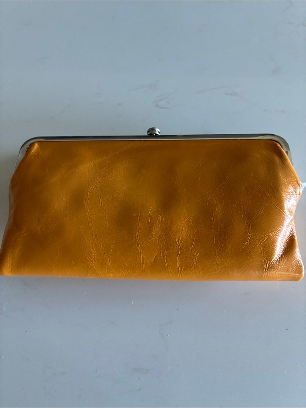 Hobo International  Leather Lauren Wallet Mustard Yellow Colour NWT